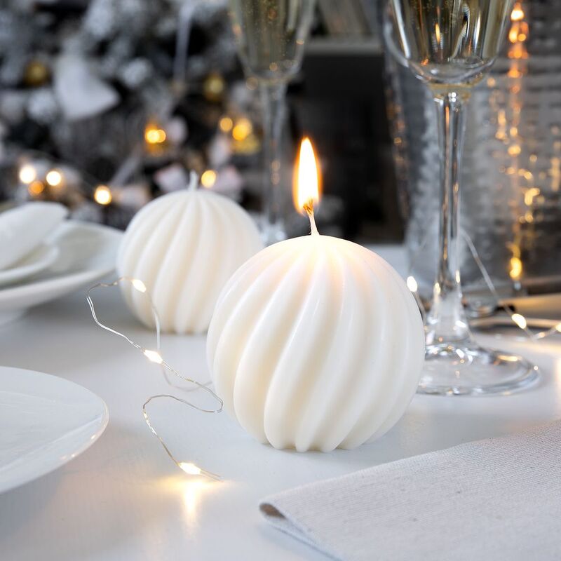 Свеча Glowberry, белый арт.19348.60