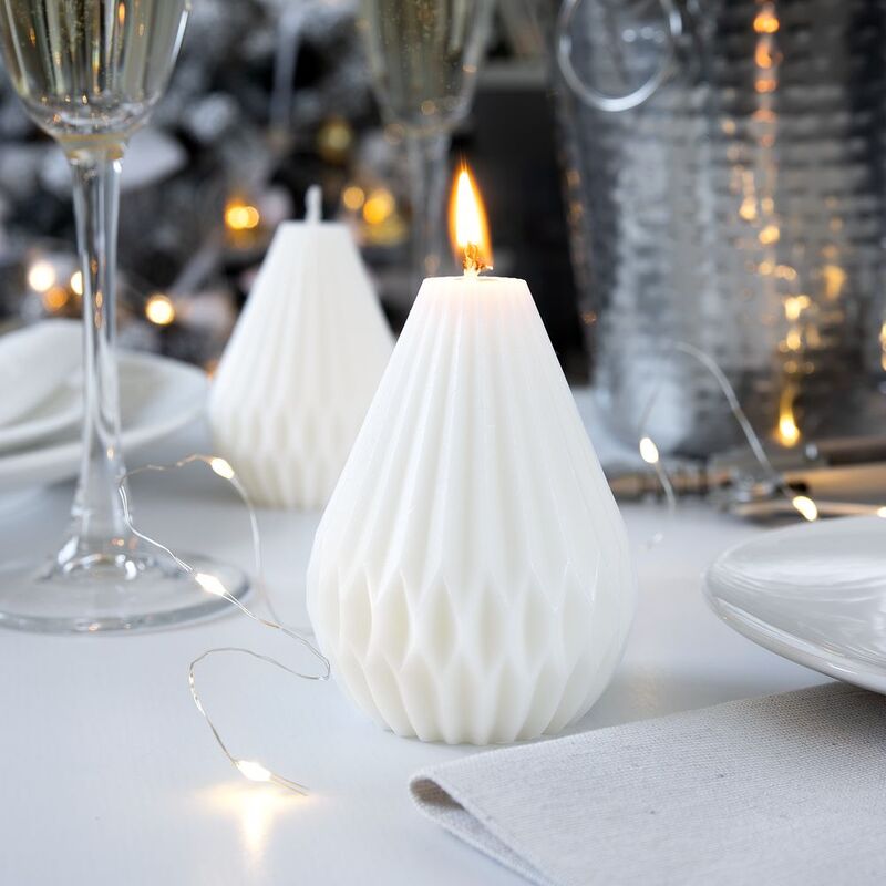 Свеча Pearfect, белая арт.19349.60