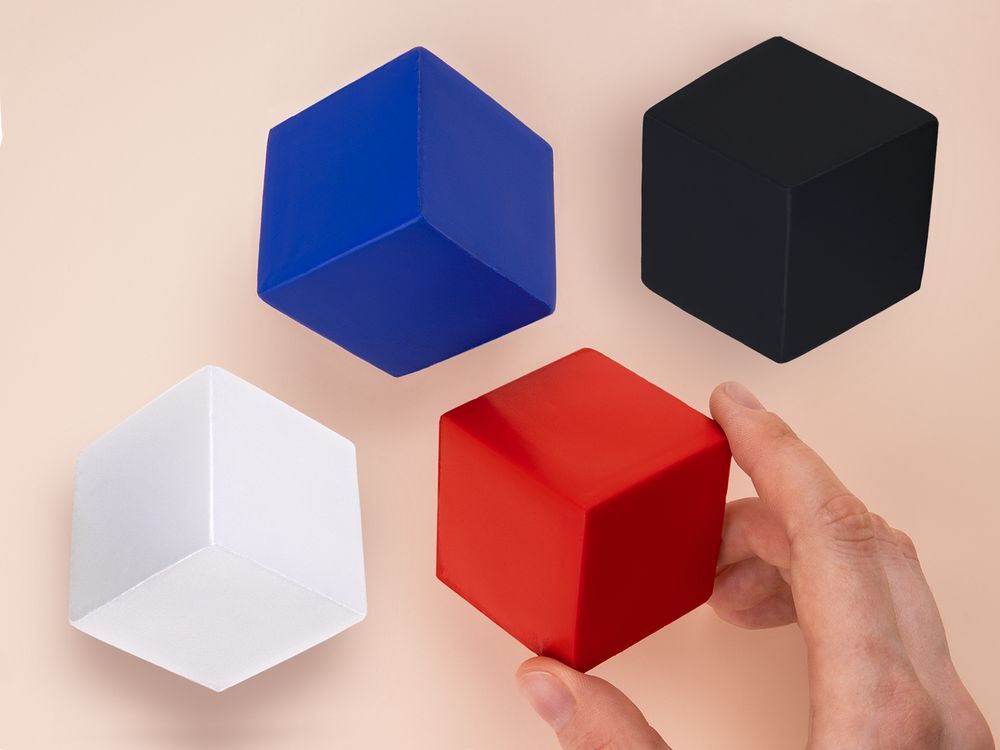 Антистресс &laquo;Кубик&raquo;, черный арт.16651.30