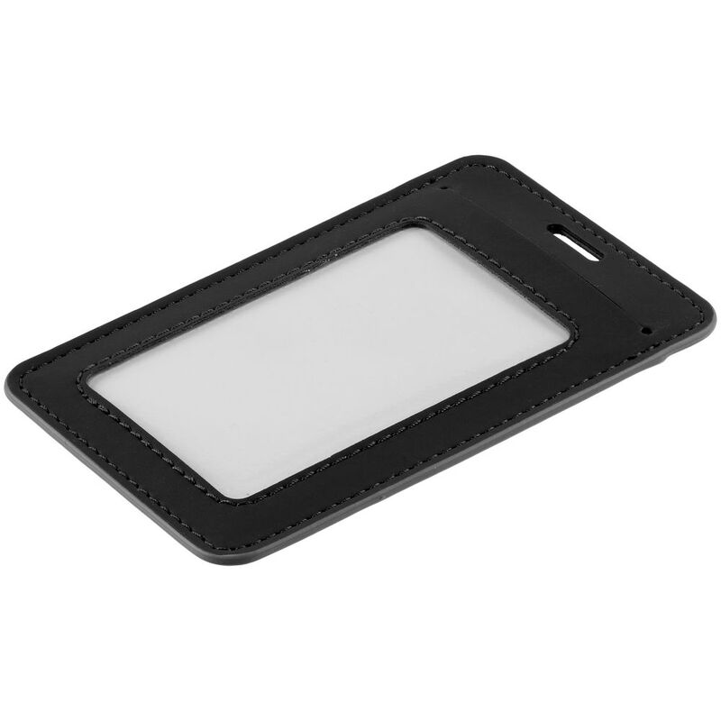 Чехол для пропуска Shall Simple, черный арт.19094.30