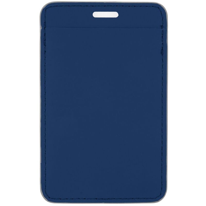 Чехол для пропуска Shall Simple, синий арт.19094.40