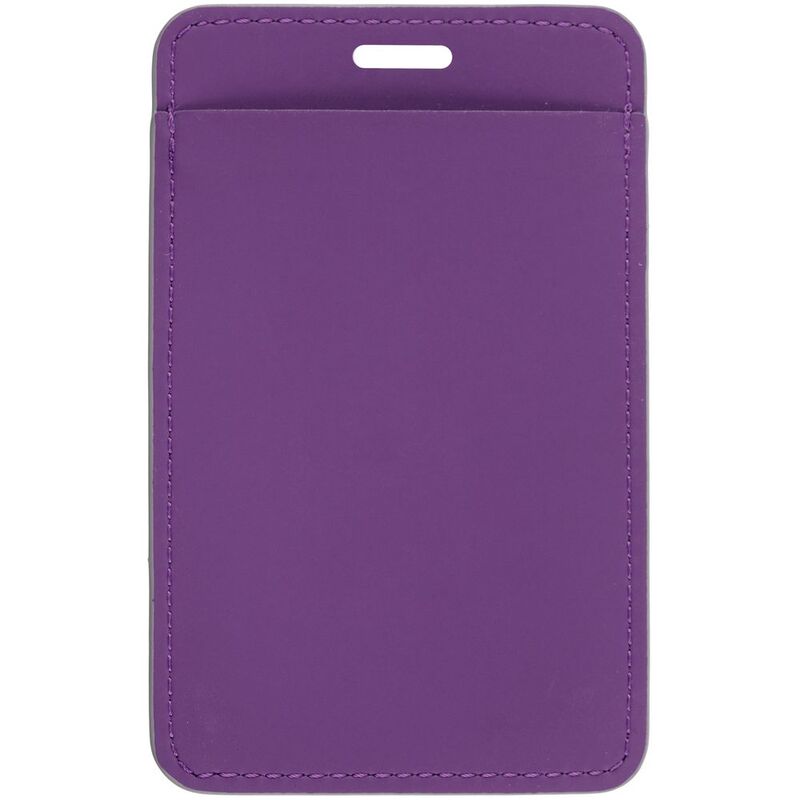 Чехол для пропуска Shall Simple, фиолетовый арт.19094.70
