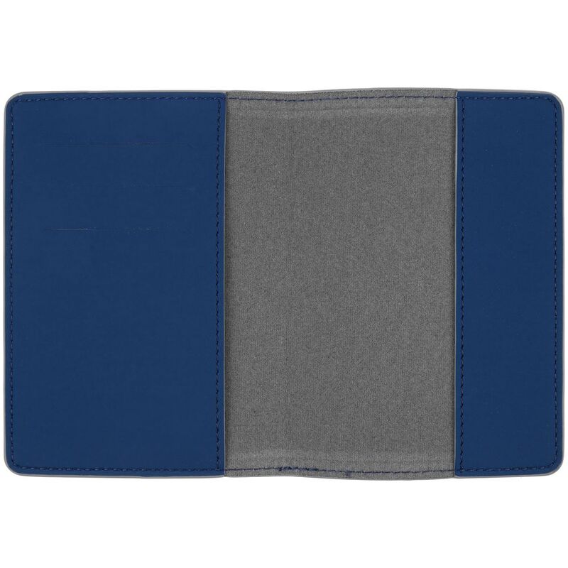 Обложка для паспорта Shall Simple, синий арт.19096.40