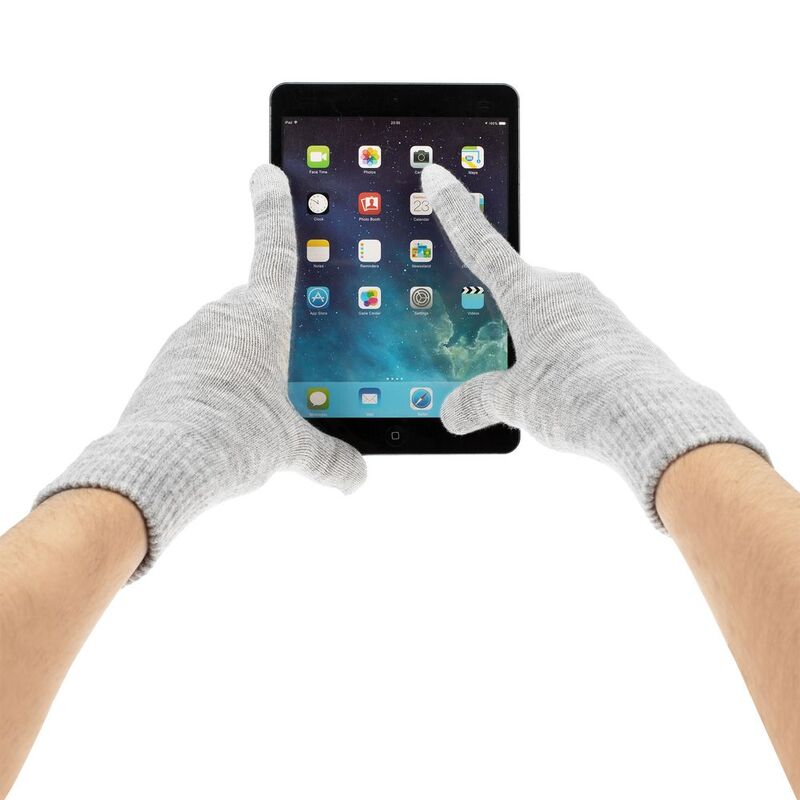 Перчатки сенсорные Urban Flow, светло-серые арт.16664.31