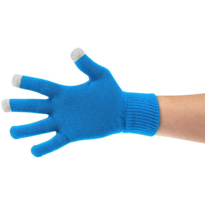 Перчатки сенсорные Urban Flow, ярко-голубые арт.16664.42