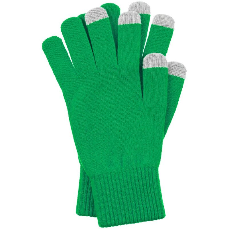 Перчатки сенсорные Urban Flow, зеленые арт.16664.90