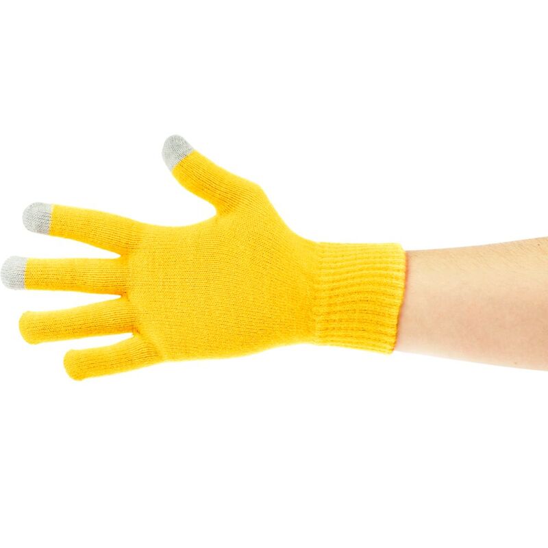 Перчатки сенсорные Urban Flow, желтые арт.16664.80