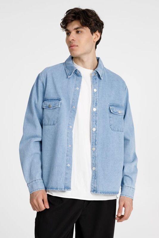 Куртка джинсовая O3, голубая арт.17404.14