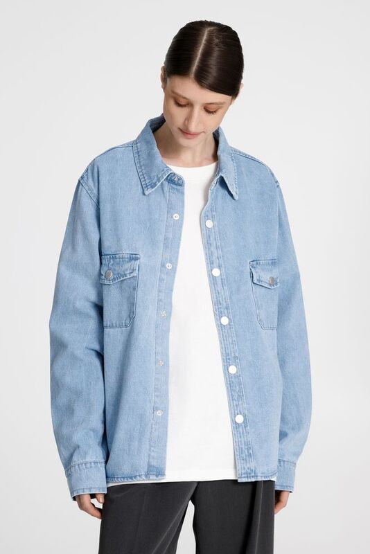 Куртка джинсовая O3, голубая арт.17404.14