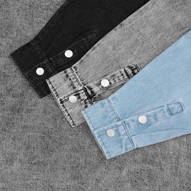 Куртка джинсовая O3, черная арт.17404.30