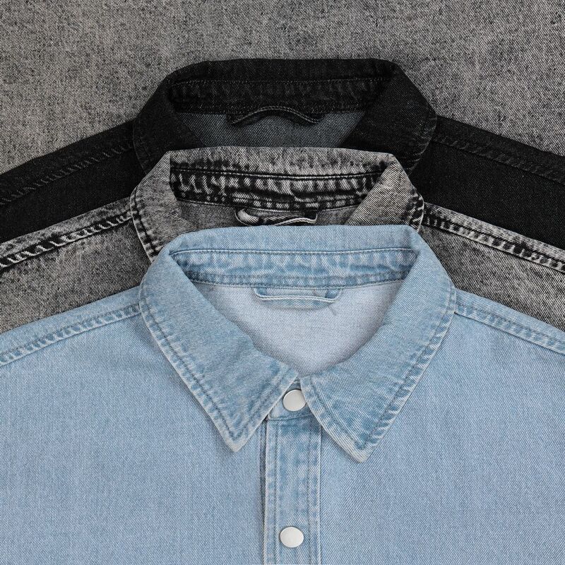 Куртка джинсовая O3, черная арт.17404.30