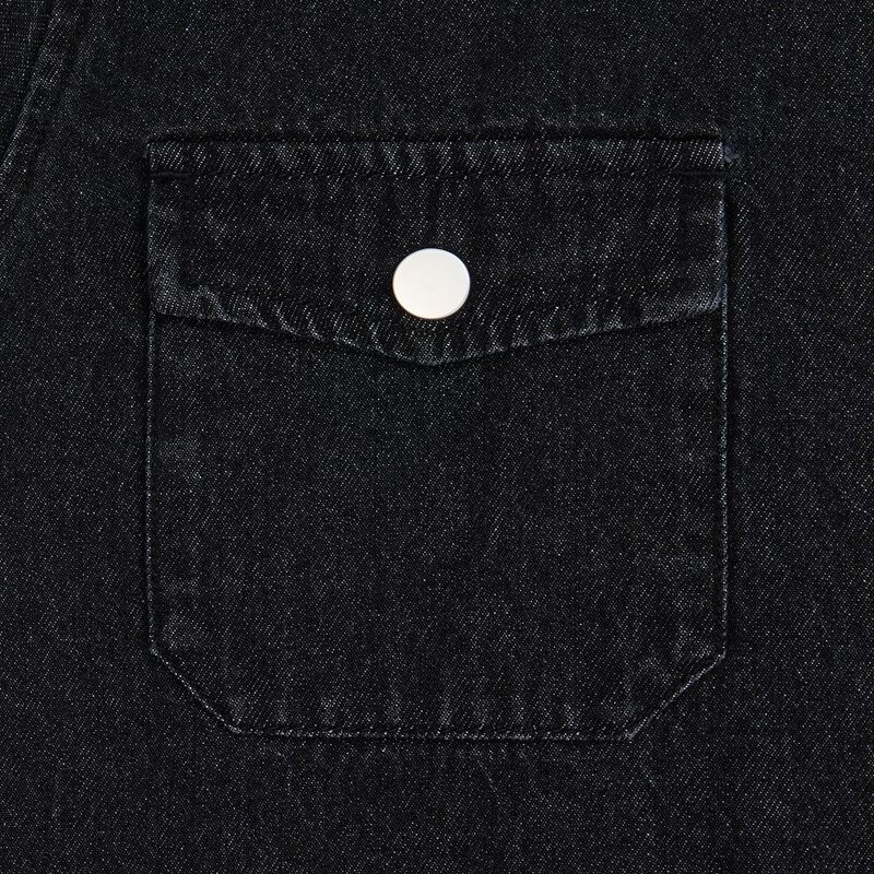 Куртка джинсовая O3, черная арт.17404.30