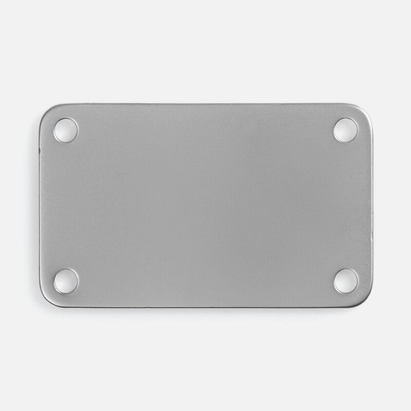 Шильдик металлический Furo, серебристый арт.19724.10