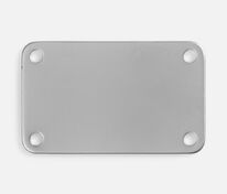 Шильдик металлический Furo, серый металлик арт.19724.13