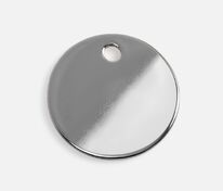 Шильдик металлический Alfa Sirkel, серебристый глянцевый арт.19725.02