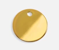 Шильдик металлический Alfa Sirkel, золотистый глянцевый арт.19725.01