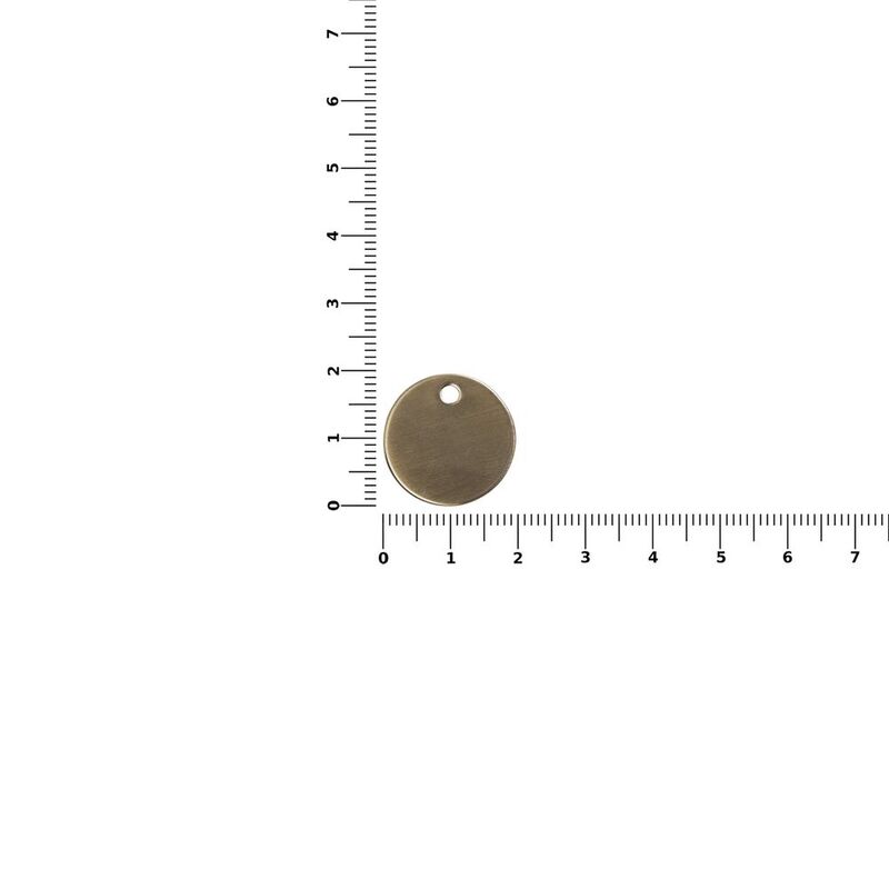 Шильдик металлический Alfa Sirkel, бронзовый арт.19725.25