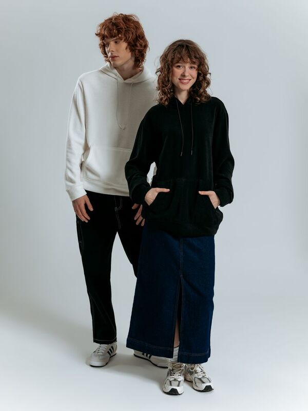 Худи унисекс Prima Vista, черное арт.19097.30