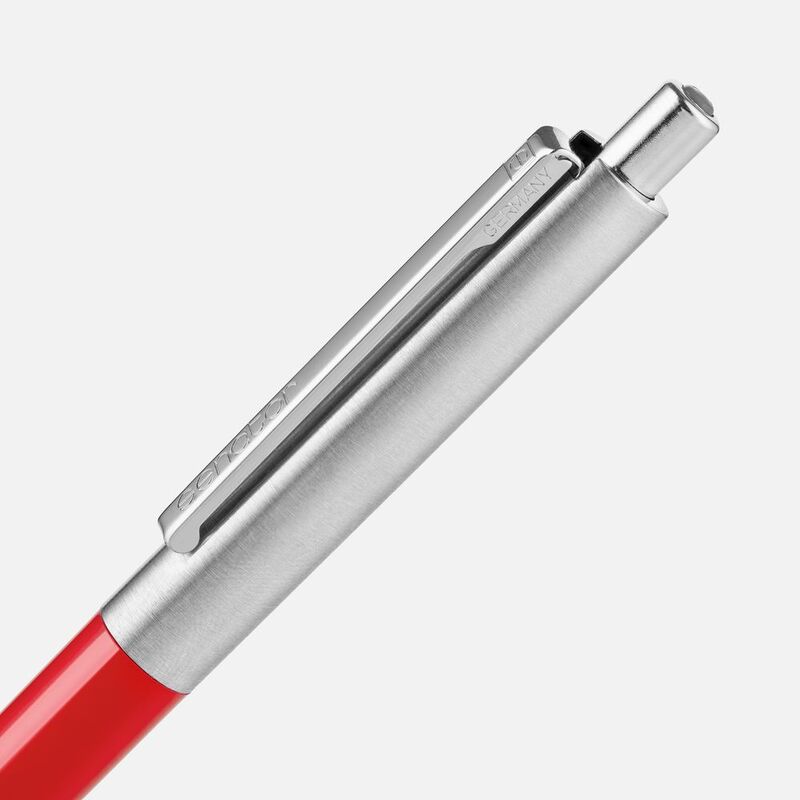 Ручка шариковая Senator Point Metal, ver.2, красная арт.23317.50