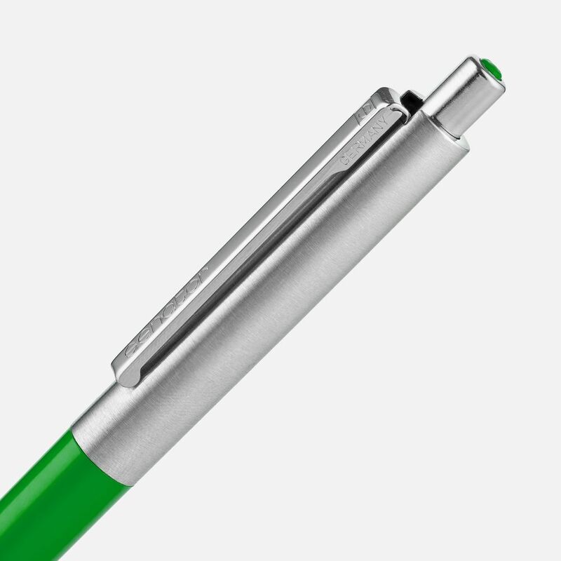 Ручка шариковая Senator Point Metal, ver.2, зеленая арт.23317.90