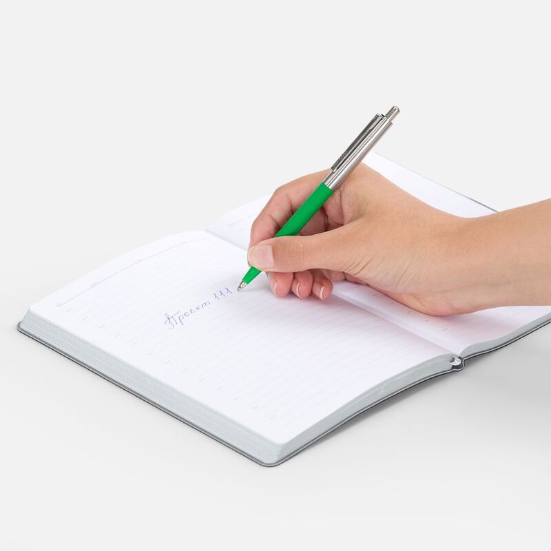 Ручка шариковая Senator Point Metal, ver.2, зеленая арт.23317.90