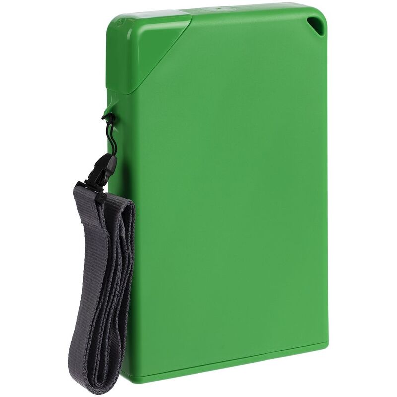 Плоская бутылка для воды Flacon, зеленая арт.16598.90