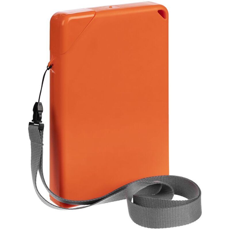 Плоская бутылка для воды Flacon, оранжевая арт.16598.20