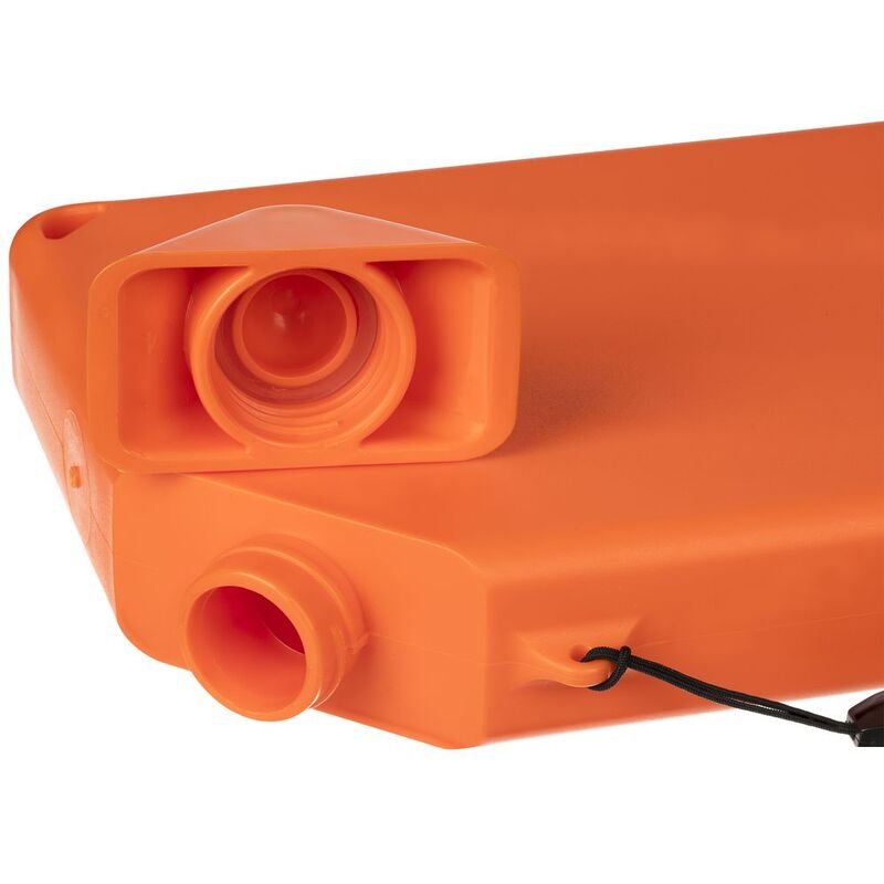 Плоская бутылка для воды Flacon, оранжевая арт.16598.20