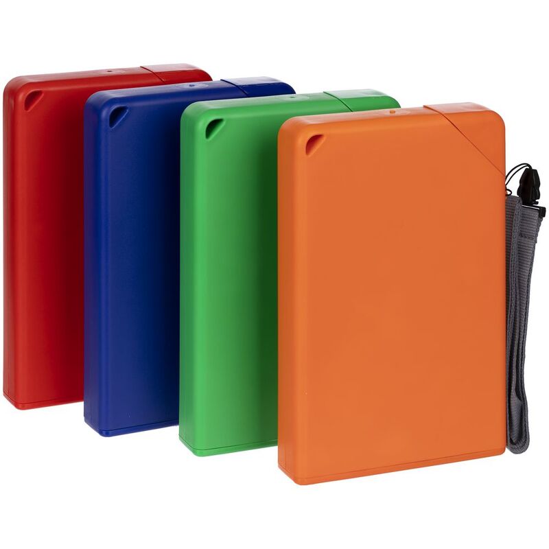 Плоская бутылка для воды Flacon, оранжевая арт.16598.20