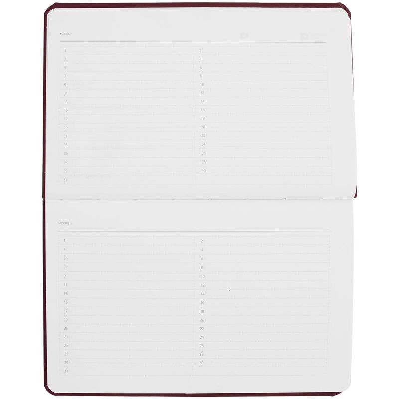 Еженедельник Urban, недатированный, бордовый арт.72076.55