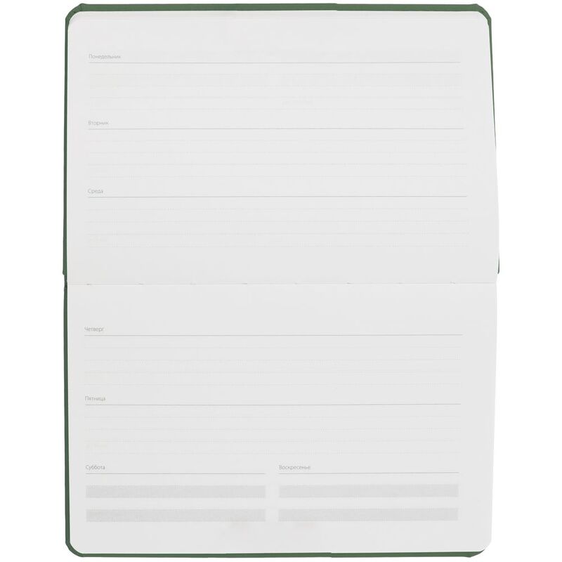Еженедельник Urban, недатированный, зеленый арт.72076.90