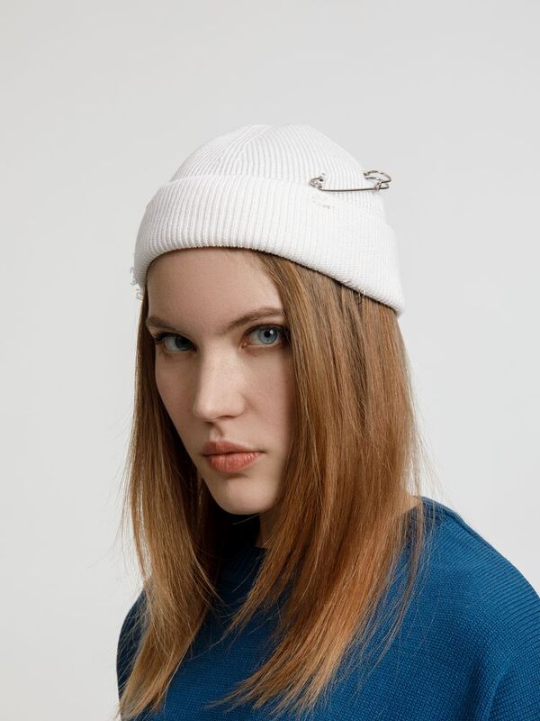 Шапка Pricker, белая арт.20245.60