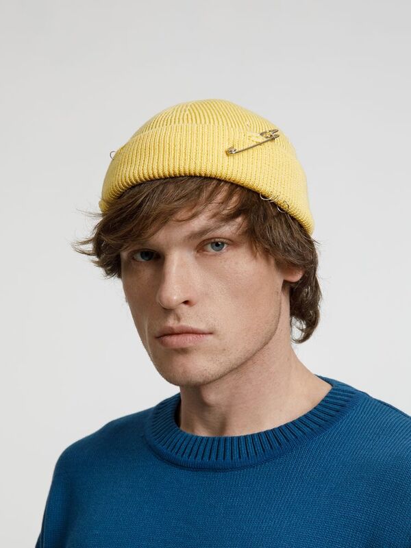 Шапка Pricker, желтая (попкорн) арт.20245.82