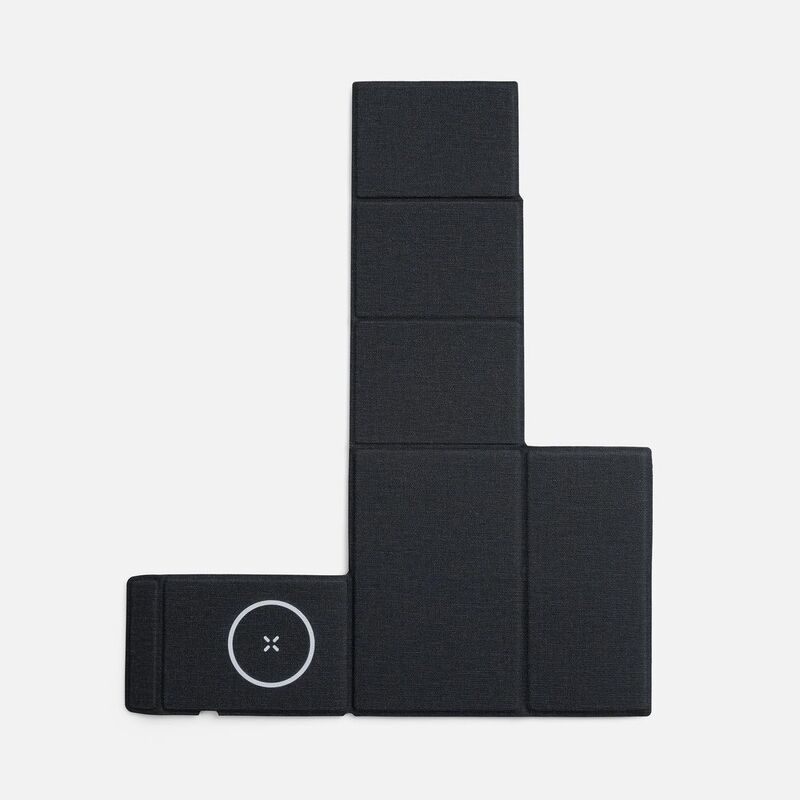 Складной органайзер с беспроводной зарядкой Midstream ver.2, серый арт.16823.10