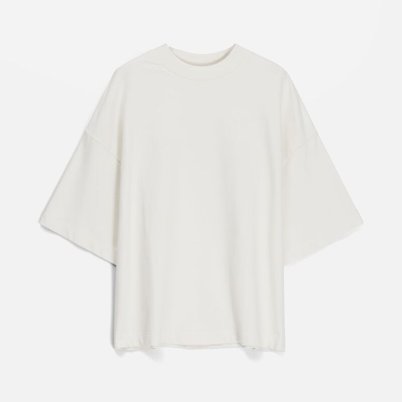 Футболка оверсайз унисекс T9, молочно-белая арт.18402.60