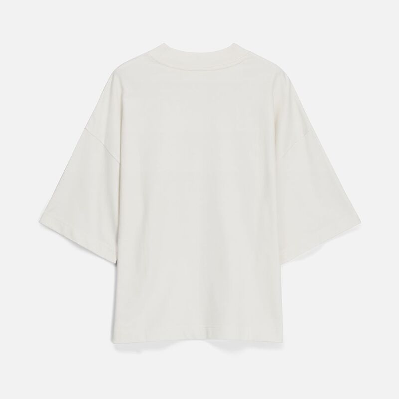 Футболка оверсайз унисекс T9, молочно-белая арт.18402.60