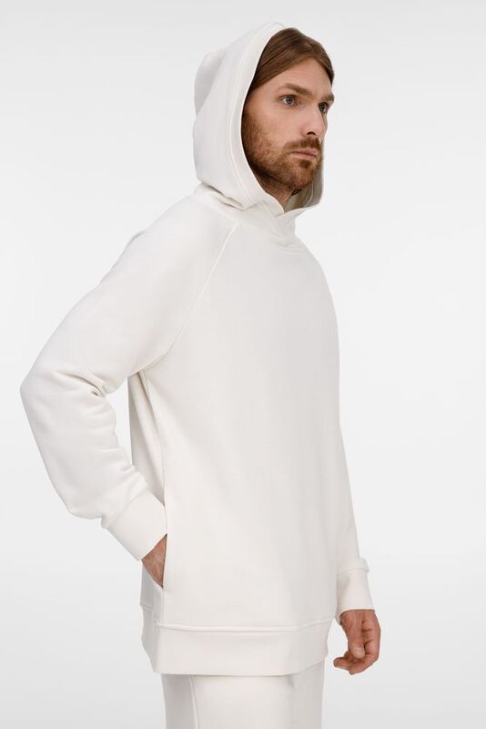 Худи унисекс H5, молочно-белое арт.18404.60