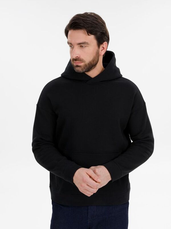 Худи оверсайз унисекс Snuggie, черное арт.18405.30