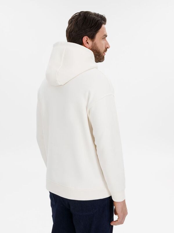 Худи оверсайз унисекс Snuggie, молочно-белое арт.18405.60