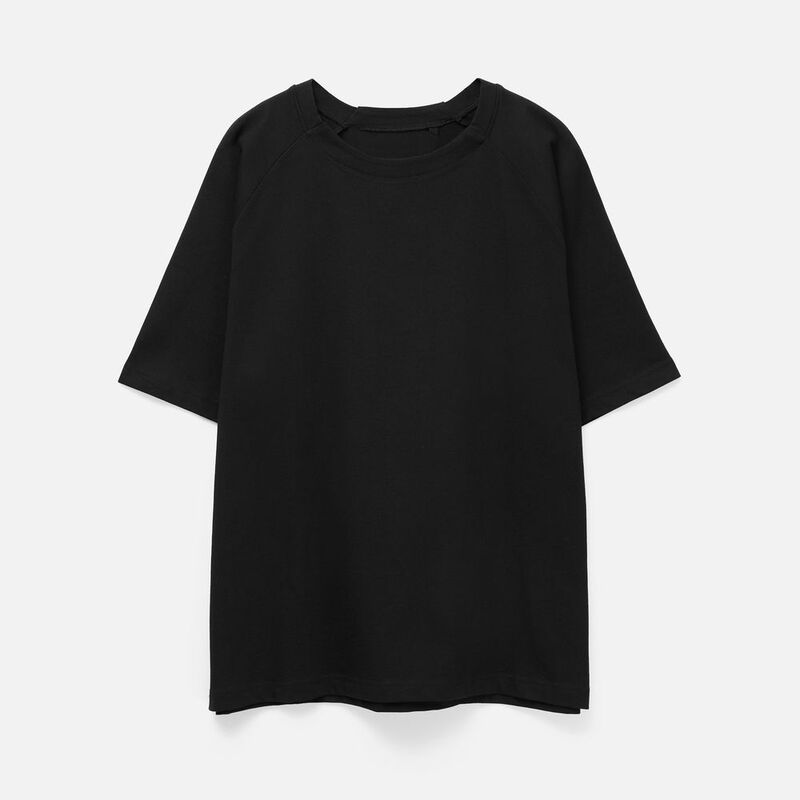 Футболка оверсайз унисекс Avenu, черная арт.18407.30