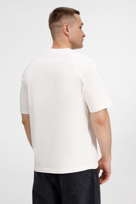 Футболка оверсайз унисекс Avenu, молочно-белая арт.18407.60