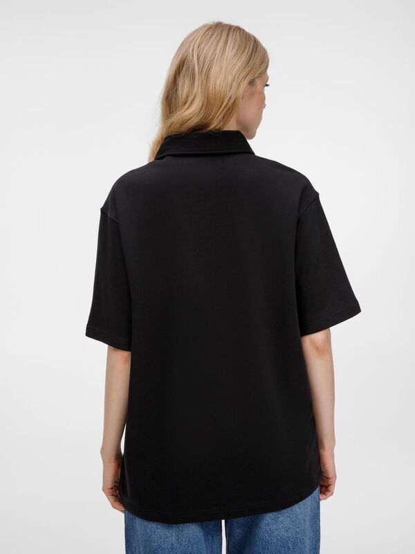 Рубашка поло унисекс Tiimi, черная арт.18410.30