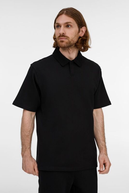 Рубашка поло унисекс Tiimi, черная арт.18410.30