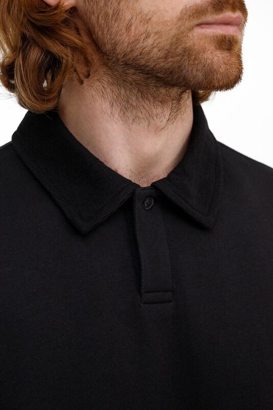 Рубашка поло унисекс Tiimi, черная арт.18410.30