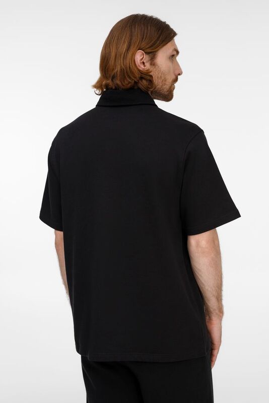 Рубашка поло унисекс Tiimi, черная арт.18410.30