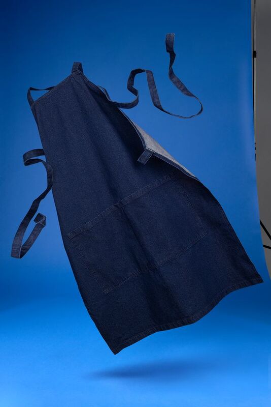 Фартук джинсовый E2, синий арт.16826.40