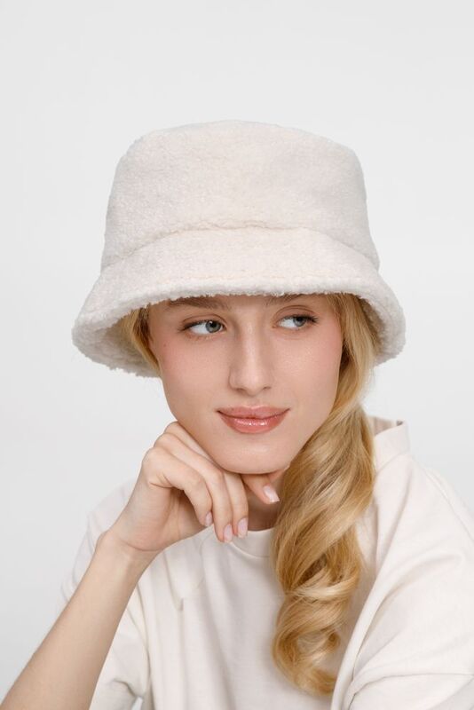 Панама Oblako, утепленная, молочно-белая арт.16882.60