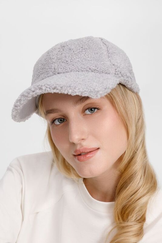 Бейсболка Oblako, утепленная, серая арт.16834.10
