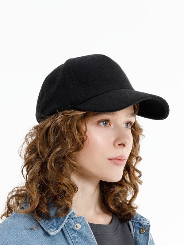 Бейсболка Woolridge, черная арт.16884.30