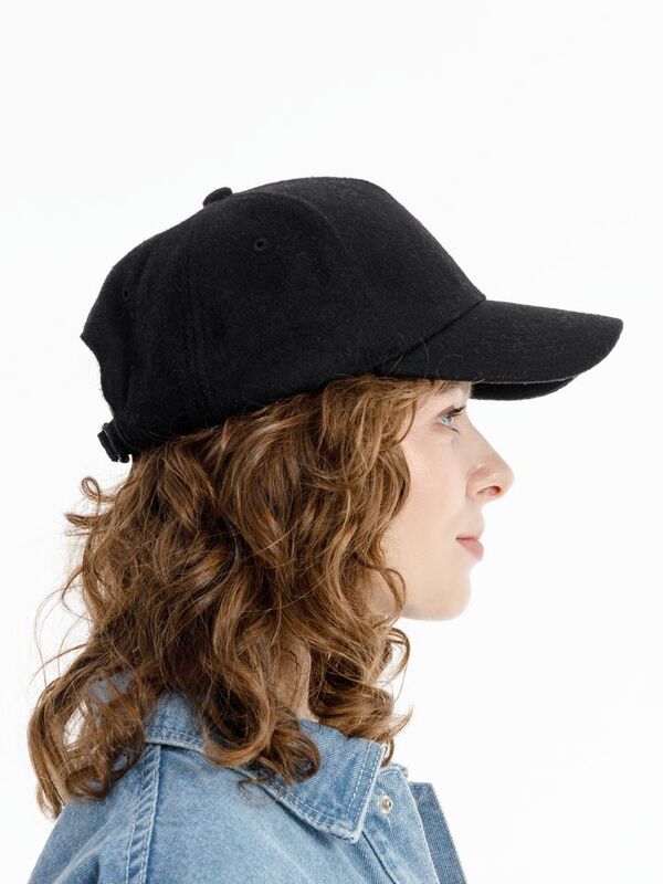 Бейсболка Woolridge, черная арт.16884.30